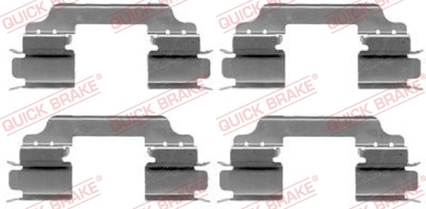 QUICK BRAKE Комплектующие, колодки дискового тормоза 109-1649